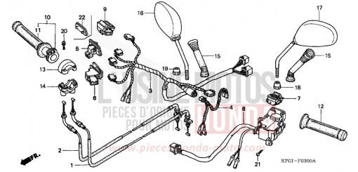 COMMUTATEUR/CABLE FES2501 de 2001